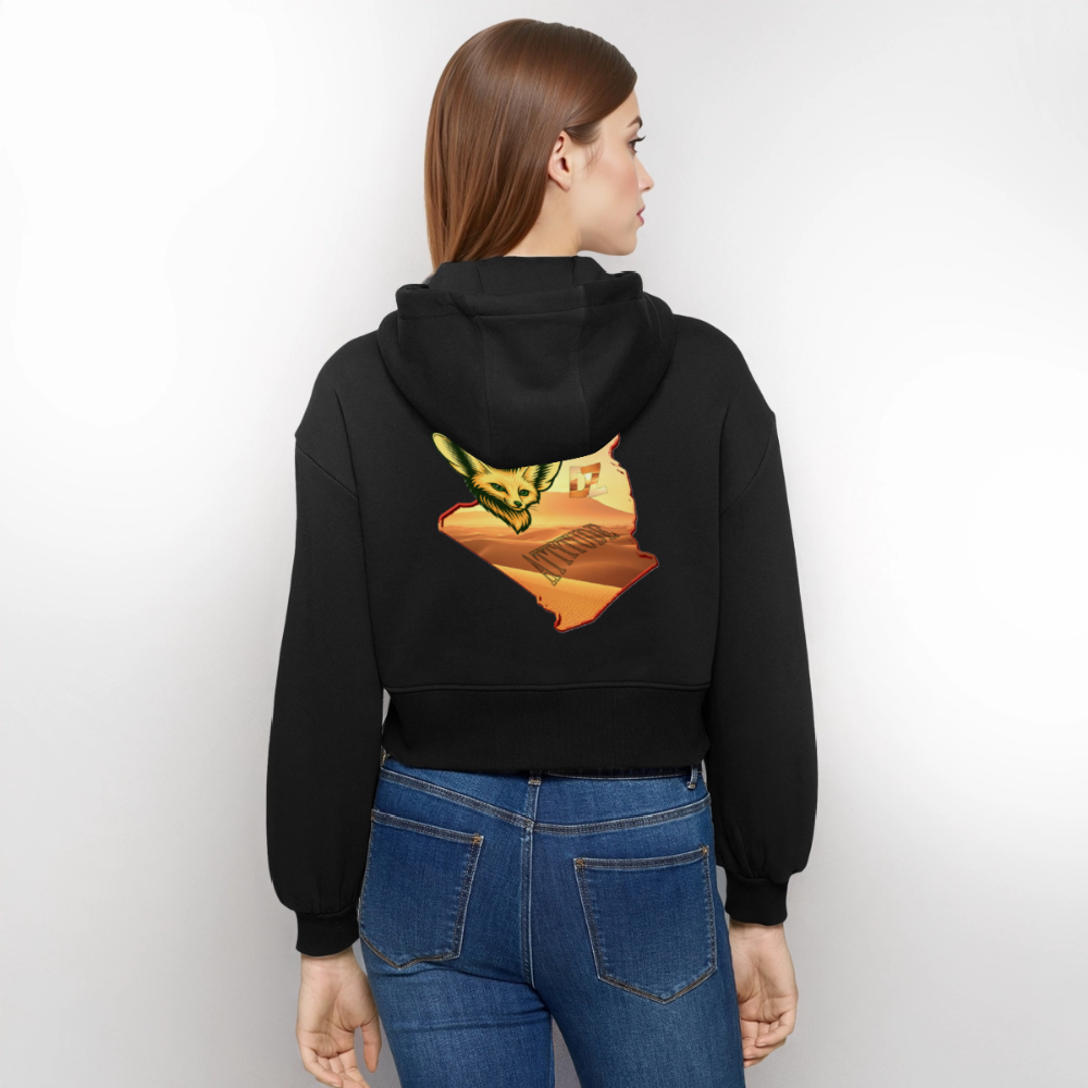 Veste à Capuche Courte Femme – Esprit Fennec by DZ Attitude - black