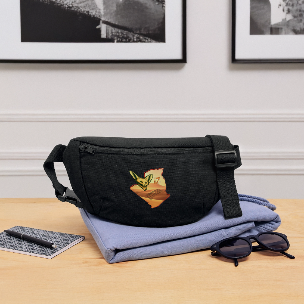 Sac Banane Recyclé DZ ATTITUDE – Édition Fennec - black