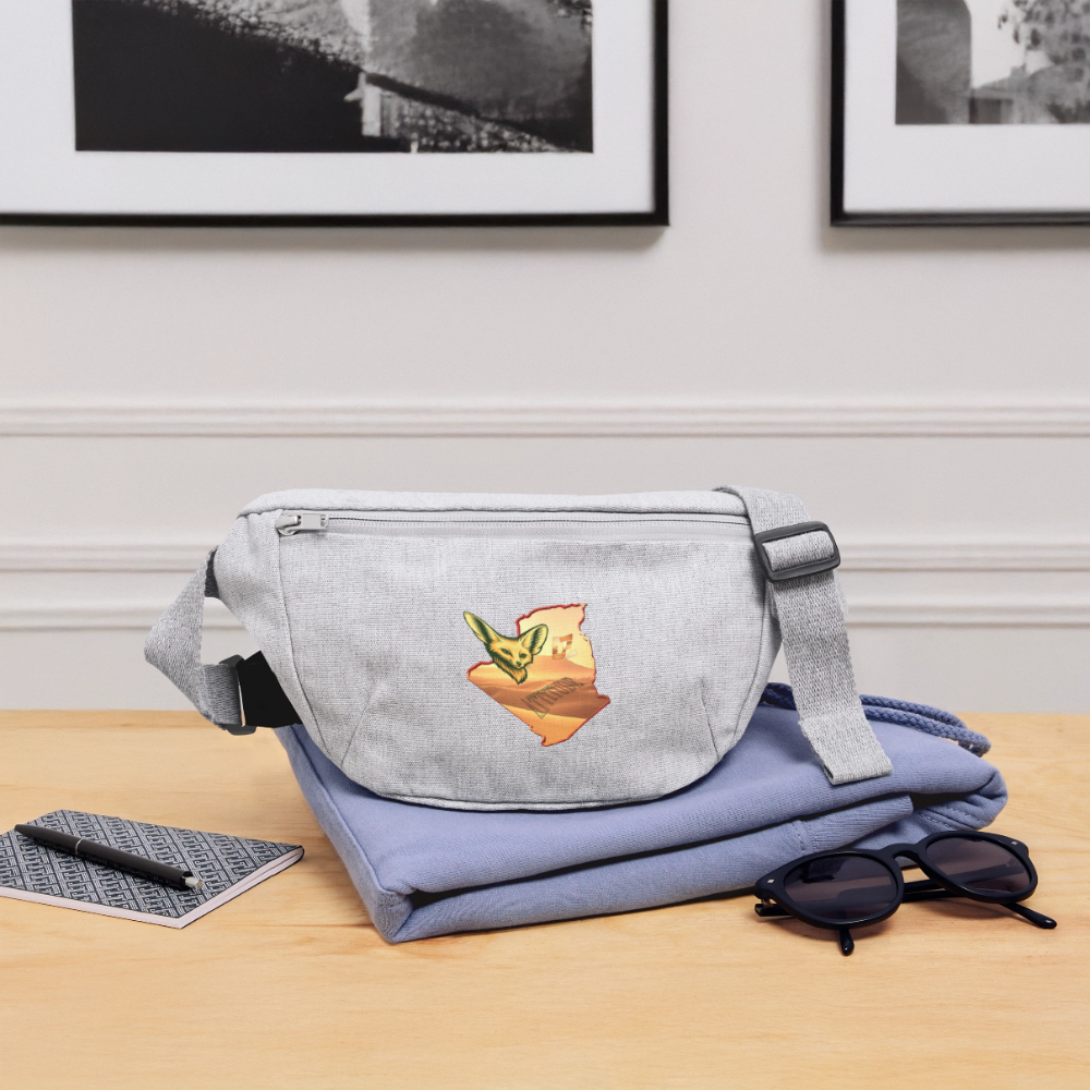 Sac Banane Recyclé DZ ATTITUDE – Édition Fennec - heather grey